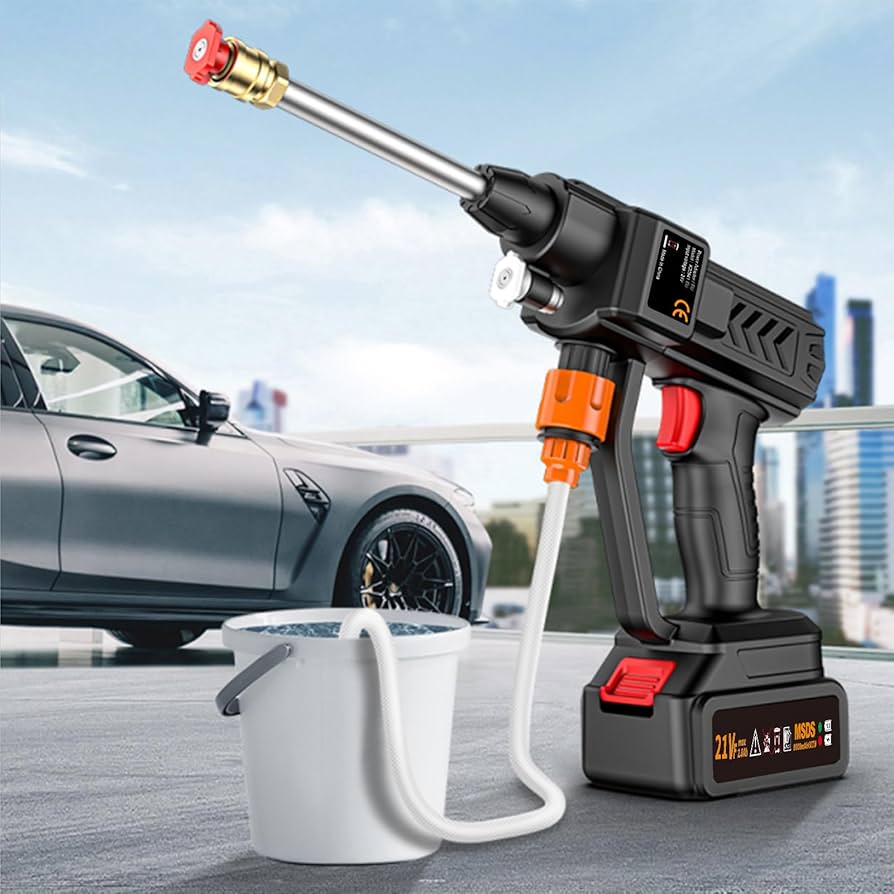 🔥 HIDROLAVADORA PARÁ VEHÍCULOS UNA BATERÍA  🔋