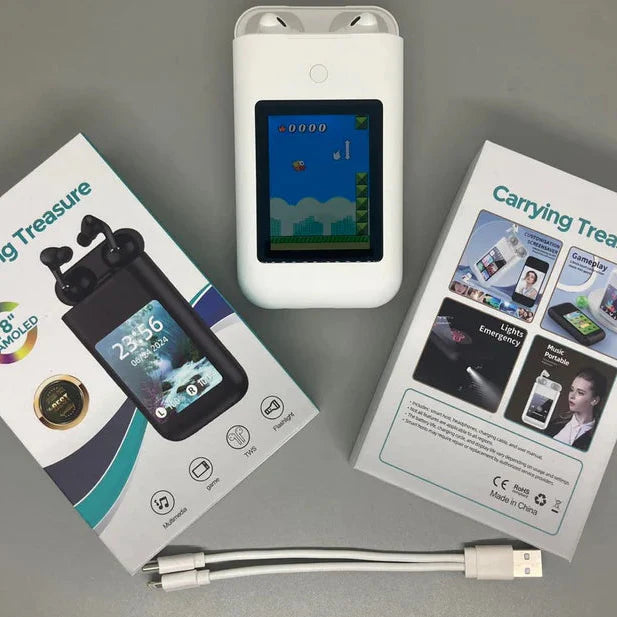 🎧Audífonos A98 Exclusivos "3 en 1" - Pantalla multifuncional + Powerbank Potente