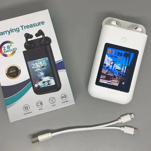 🎧Audífonos A98 Exclusivos "3 en 1" - Pantalla multifuncional + Powerbank Potente