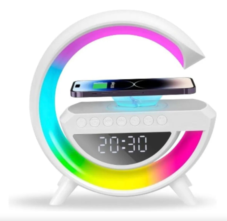 Lámpara Despertador Recargable Inalámbrica Bluetooth